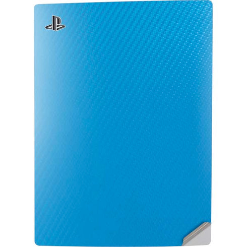 Blue Carbon Fiber Specialty Material PS5 Digital Edition Console Skin